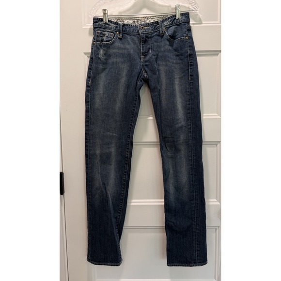 Ralph Lauren Denim - Polo Ralph Lauren Vintage 67 Blake Jeans Women's 28 Stretch Cuff Y2K Distressed